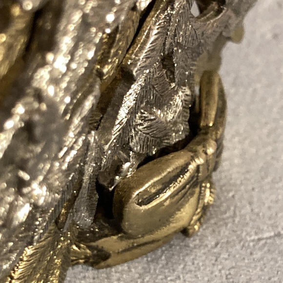 Metzke vintage fir tree with birds pewter silver and gold - Picture 15 of 16